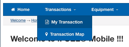 Transaction Toolbar